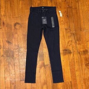 GAP Women's Midnight Blue Skinny Jeans